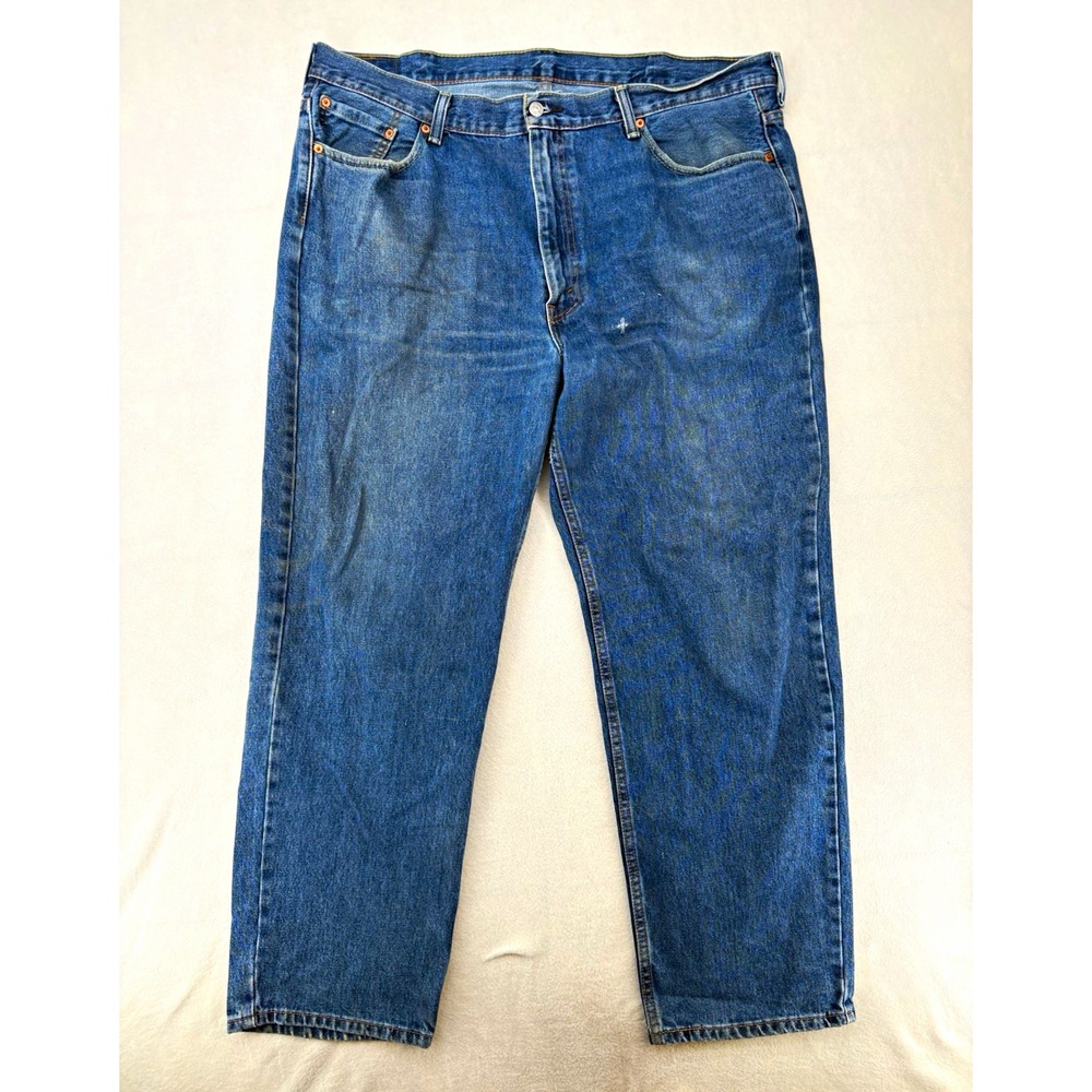 Levi's 550 Relaxed Fit Tapered Jeans Medium Wash Blue Denim Men's 42x32